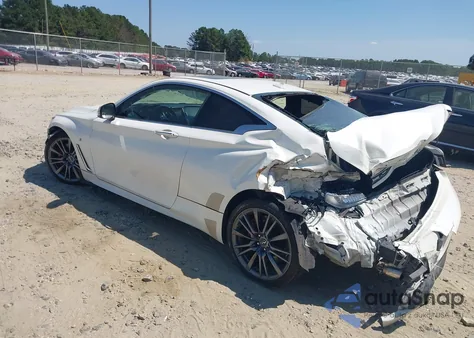 2017 Infiniti Q60 3.0T Red Sport 400 from USA, damaged, VIN JN1FV7EK8HM610539